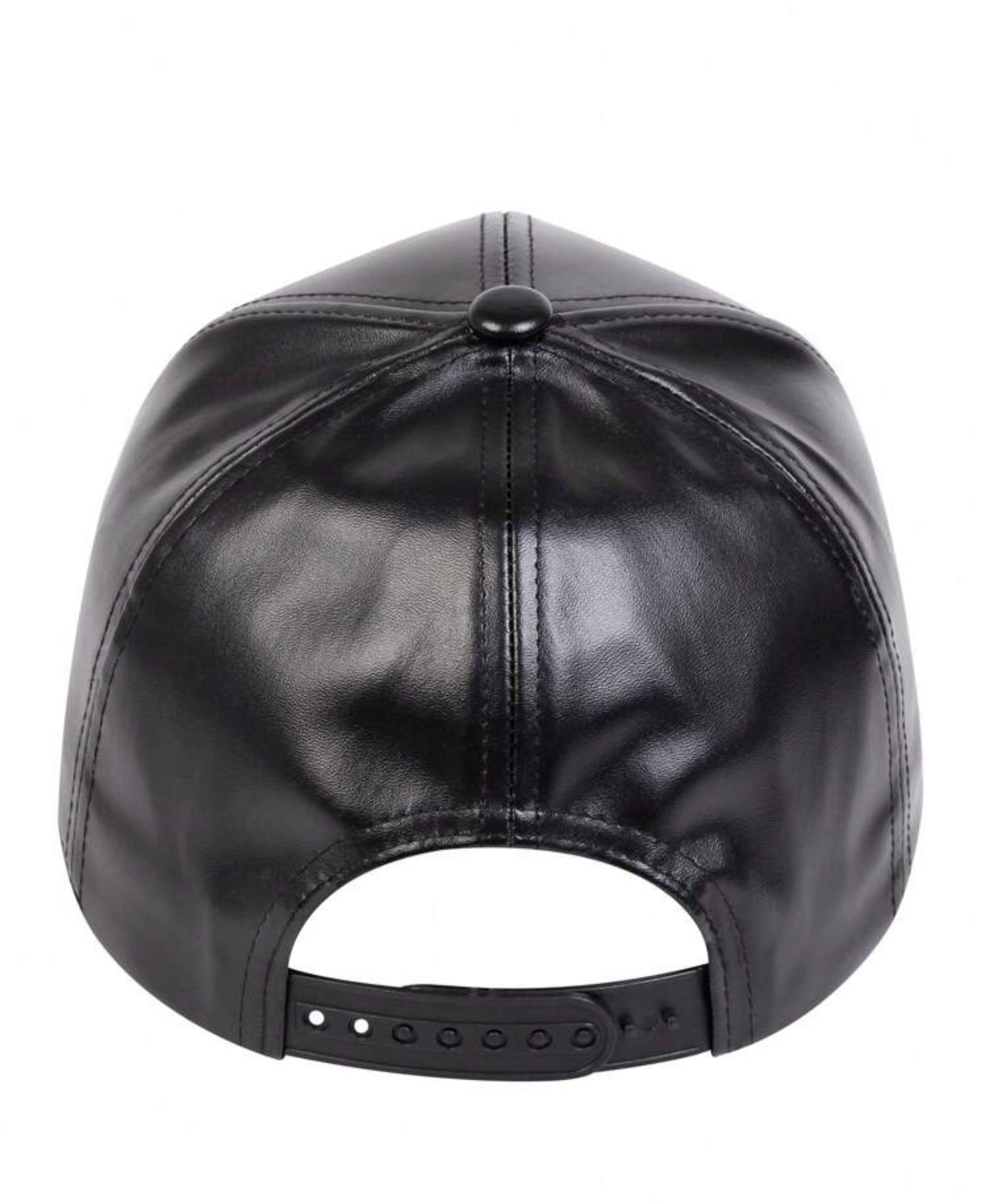 PU Leather Casual Cap