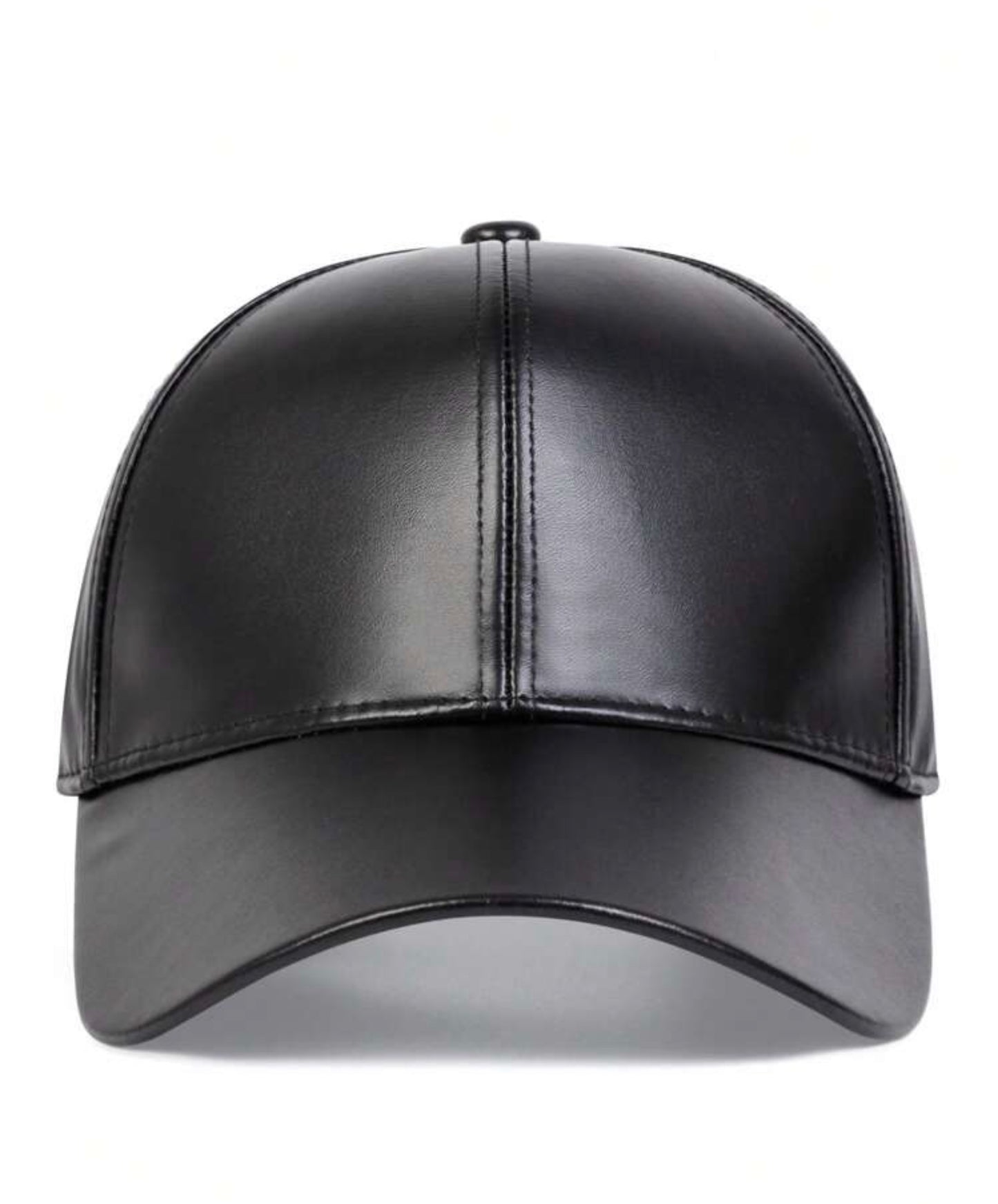 PU Leather Casual Cap