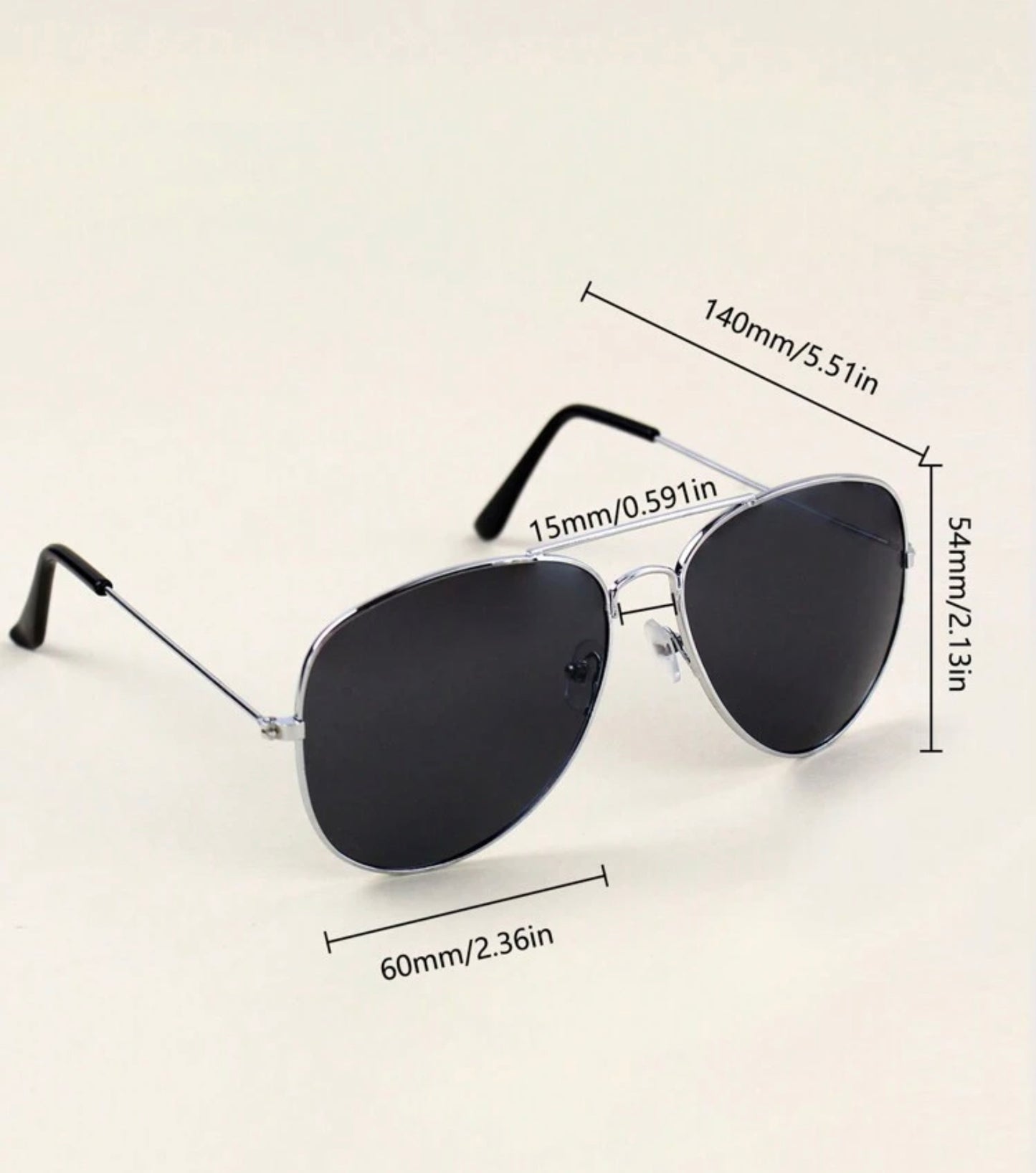 Minimalist Aviator Sunglasses