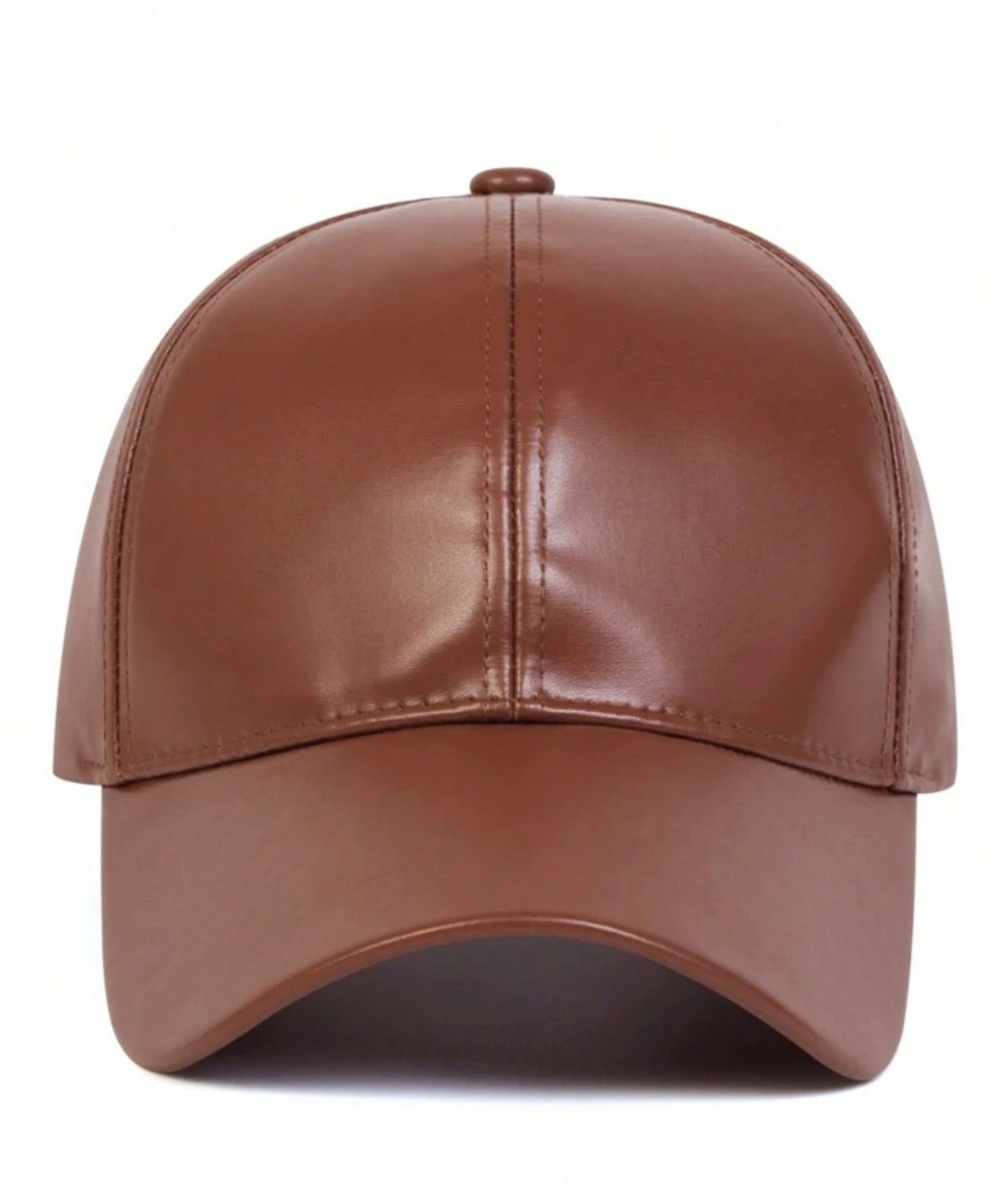 PU Leather Casual Cap