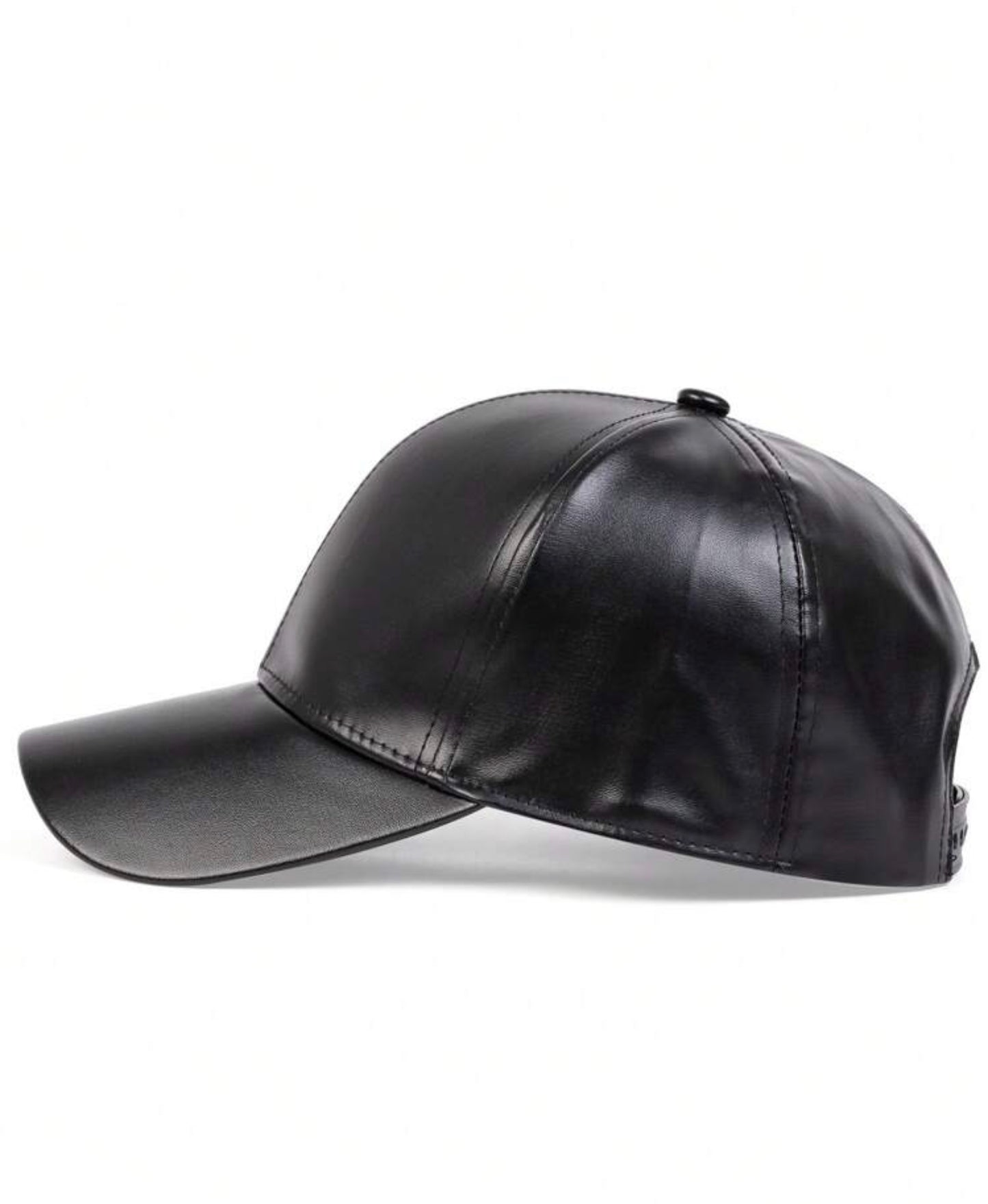 PU Leather Casual Cap