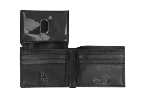 Steve Madden All Black (G) Bifold Wallet