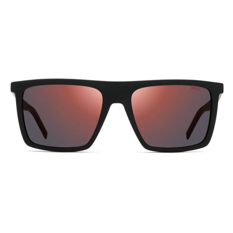 Hugo Boss Men's Black Rectangular Sunglasses