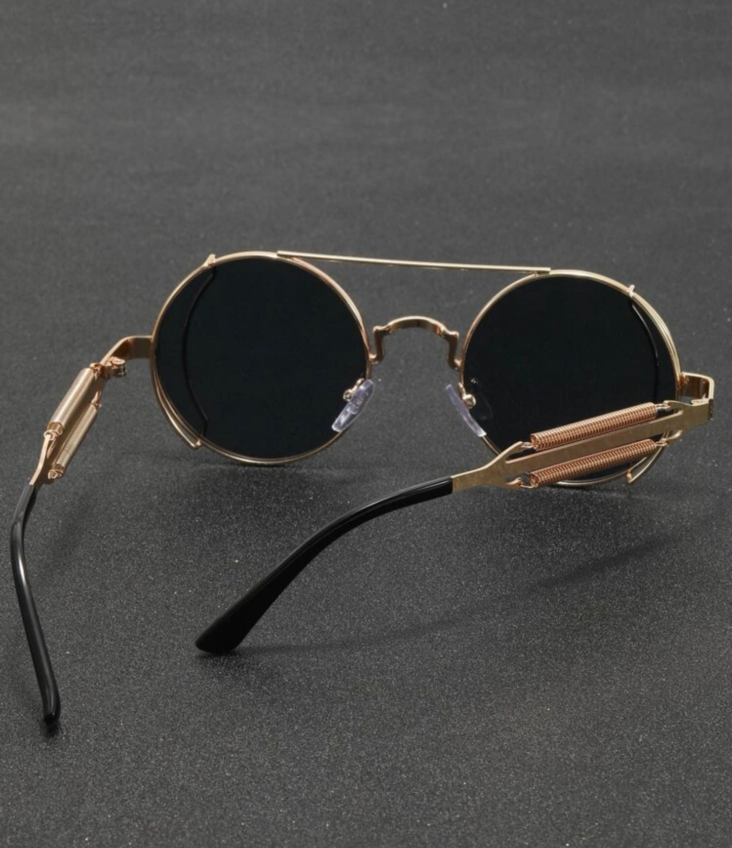 Black Round frame Sunglasses