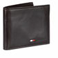 Tommy Hilfiger Slim Bifold Dark Brown Leather Wallet