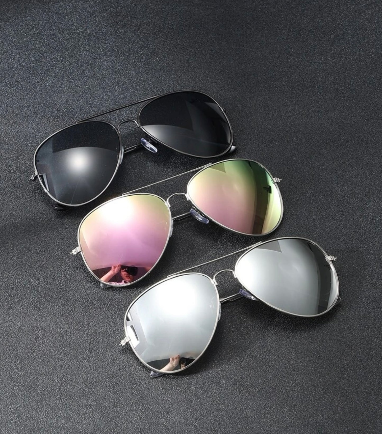 3pc Aviator Sunglasses