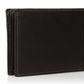 Steve Madden Black Slim Leather Wallet (Antique)