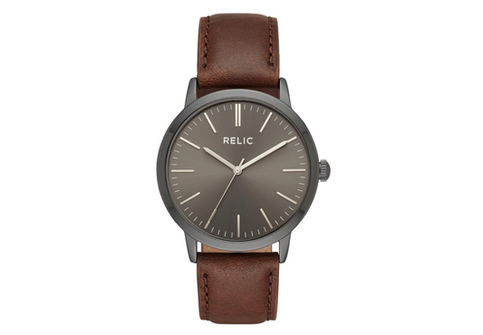 Relic by Fossil Gunmetal/Brown Watch