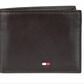 Tommy Hilfiger Slim Bifold Dark Brown Leather Wallet