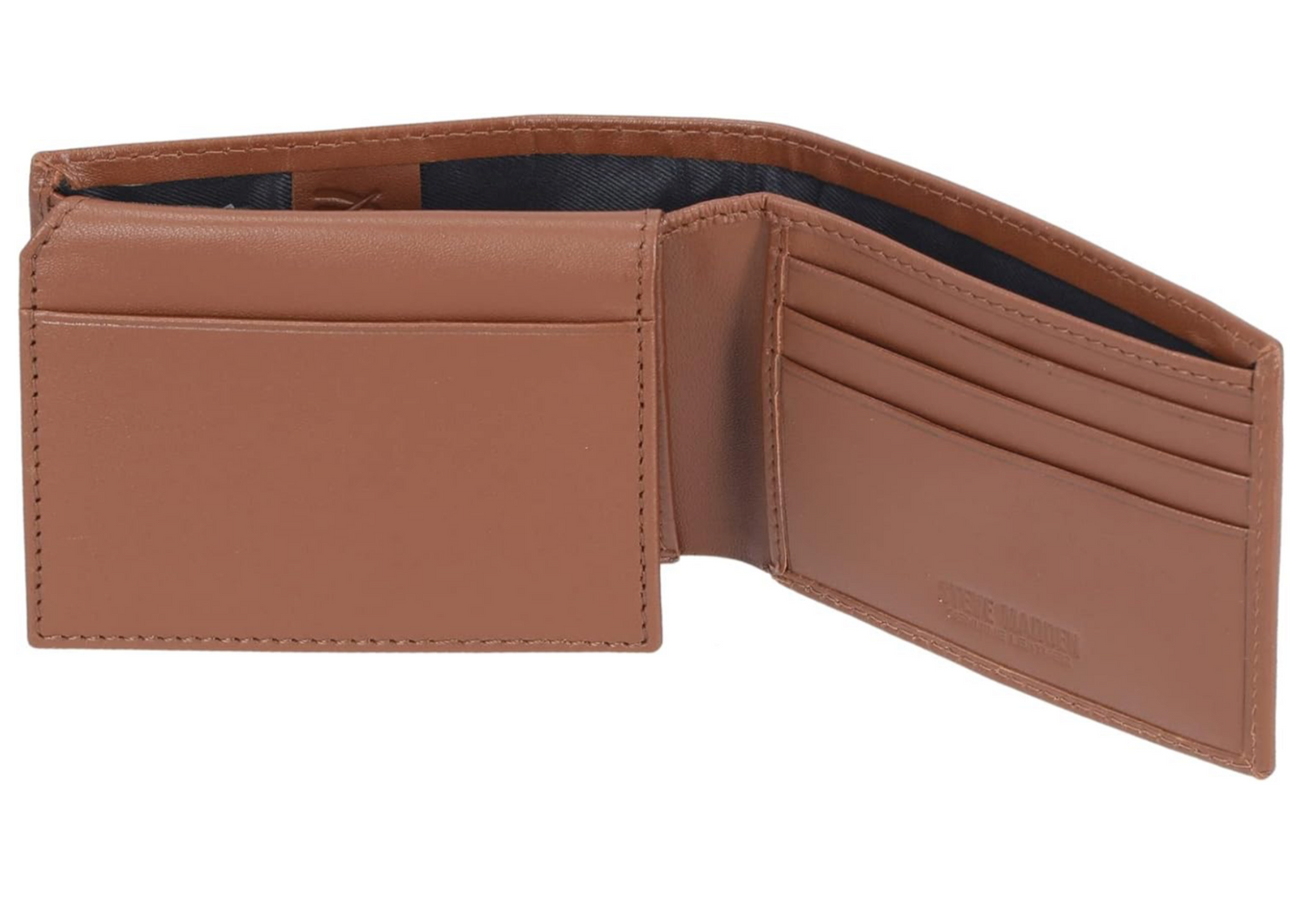 Steve Madden Cognac Slim Leather Wallet