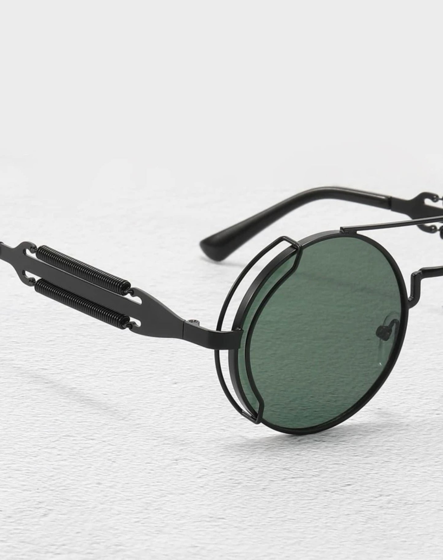 Green Round frame Sunglasses