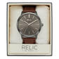 Relic by Fossil Gunmetal/Brown Watch