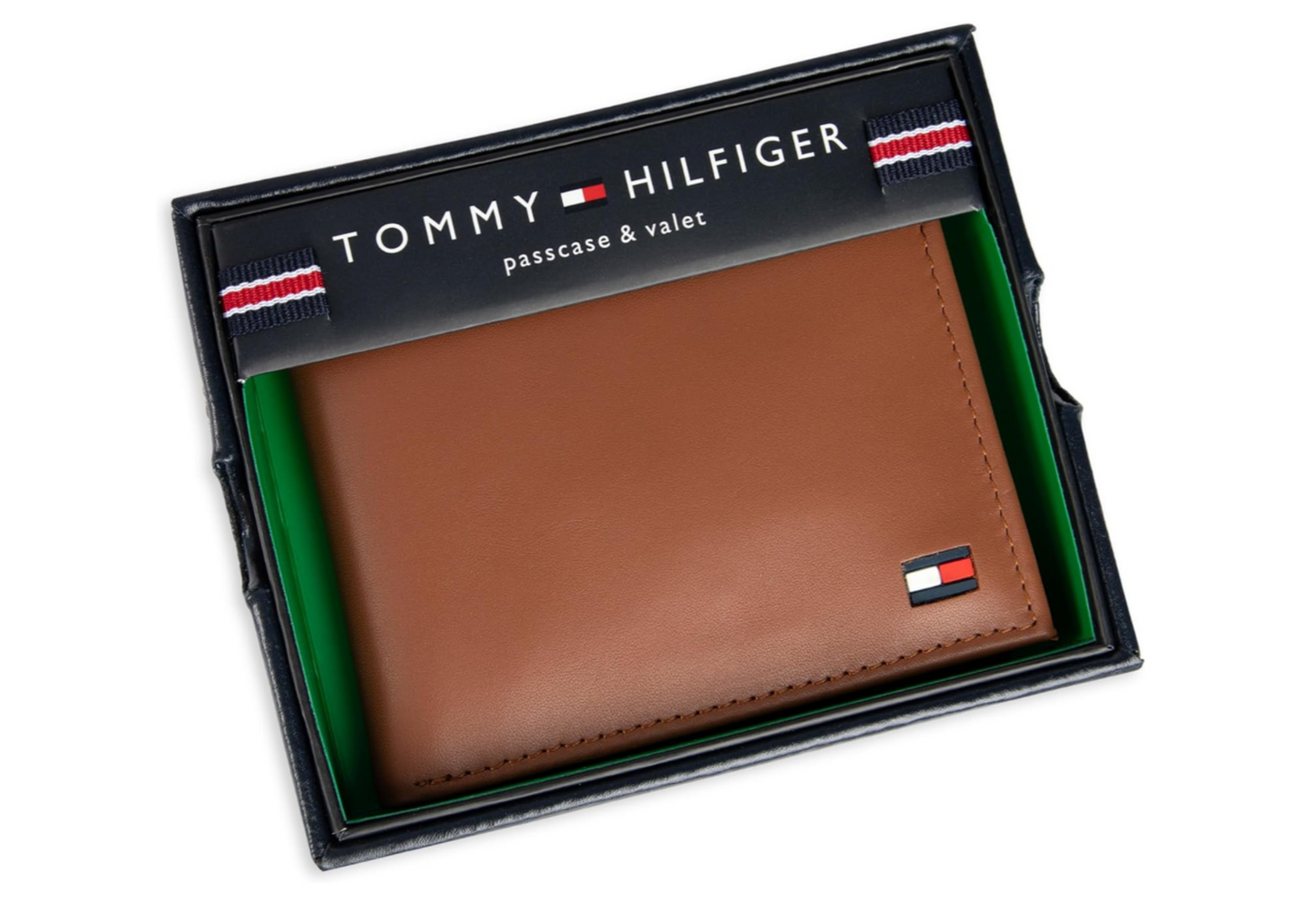 Tommy Hilfiger Classic Logo Bifold Tan Wallet