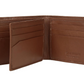 Steve Madden Cognac Slim Leather Wallet