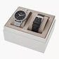 Fossil Silver Stainless Steel Watch Set