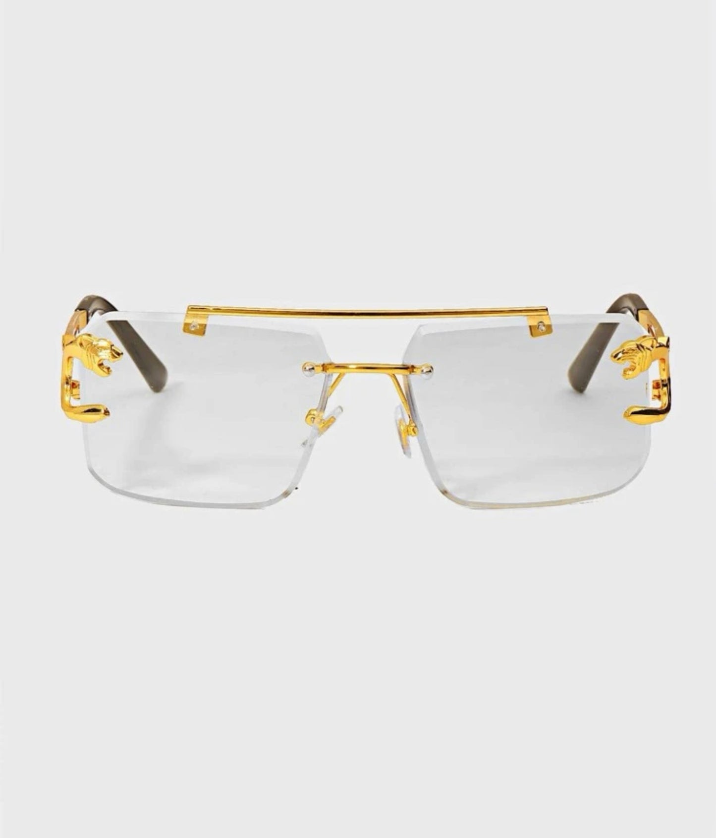 Clear Rimless Fashion Glasses