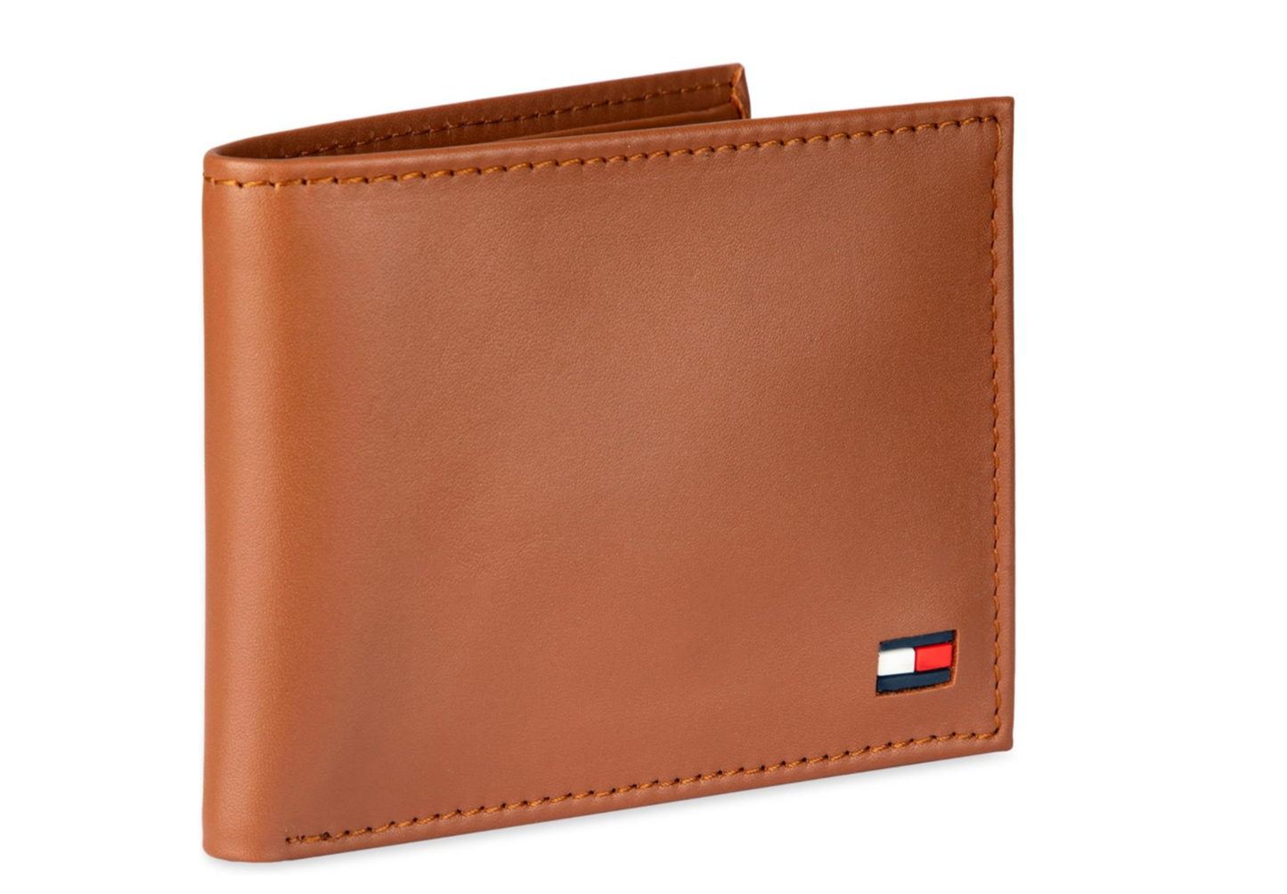 Tommy Hilfiger Classic Logo Bifold Tan Wallet