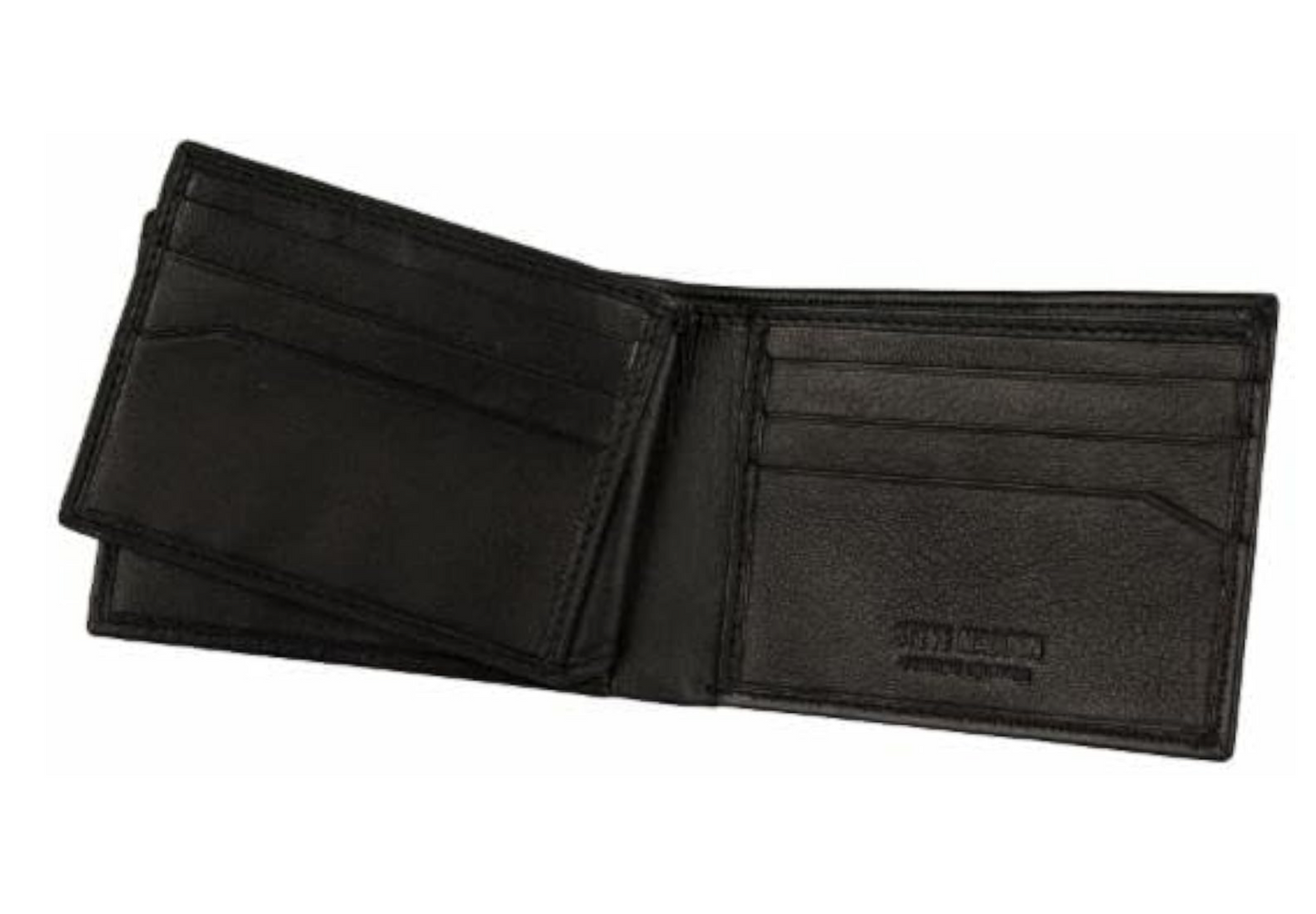 Steve Madden Black (Glove) Slim Leather Wallet