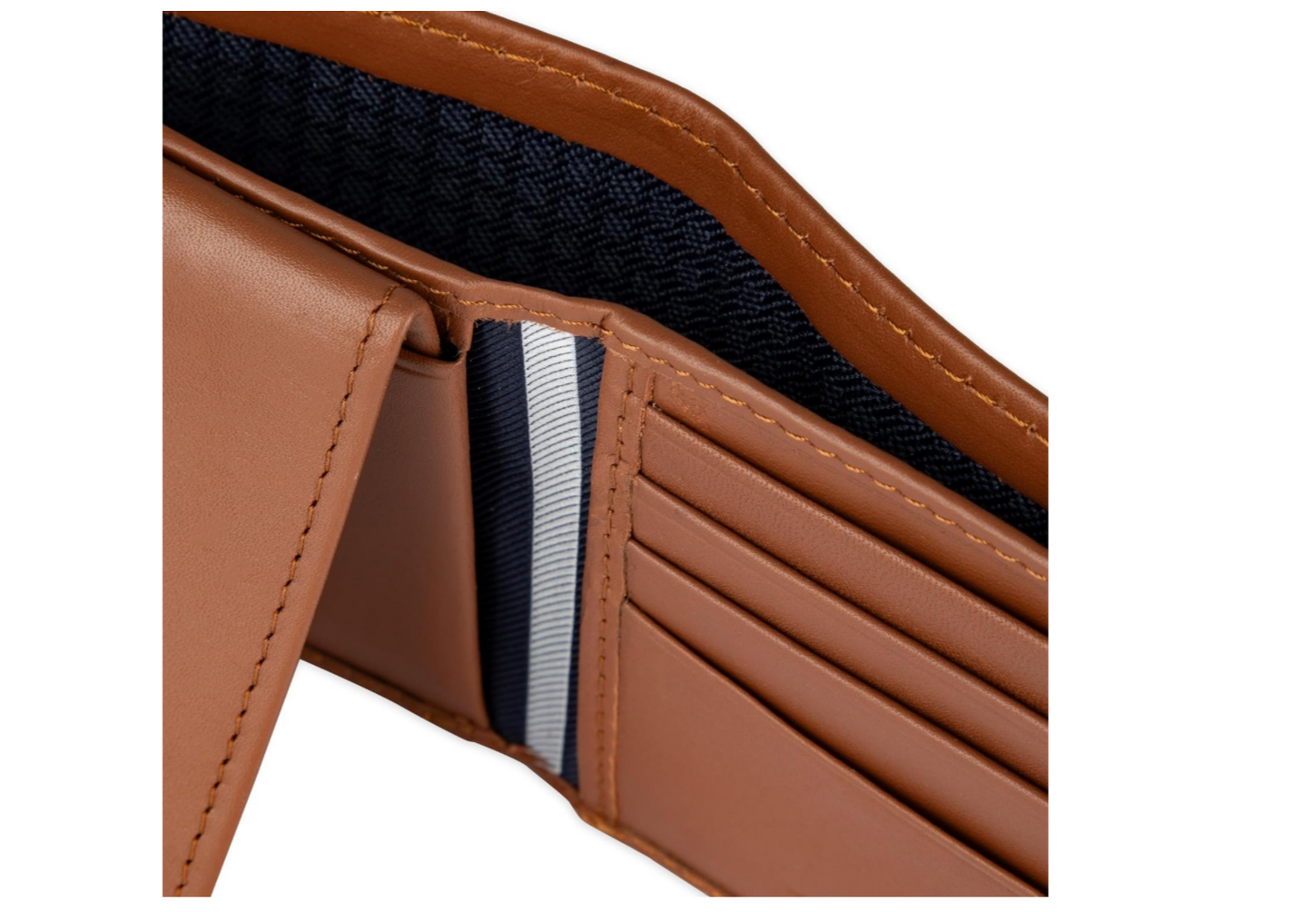 Tommy Hilfiger Classic Logo Bifold Tan Wallet