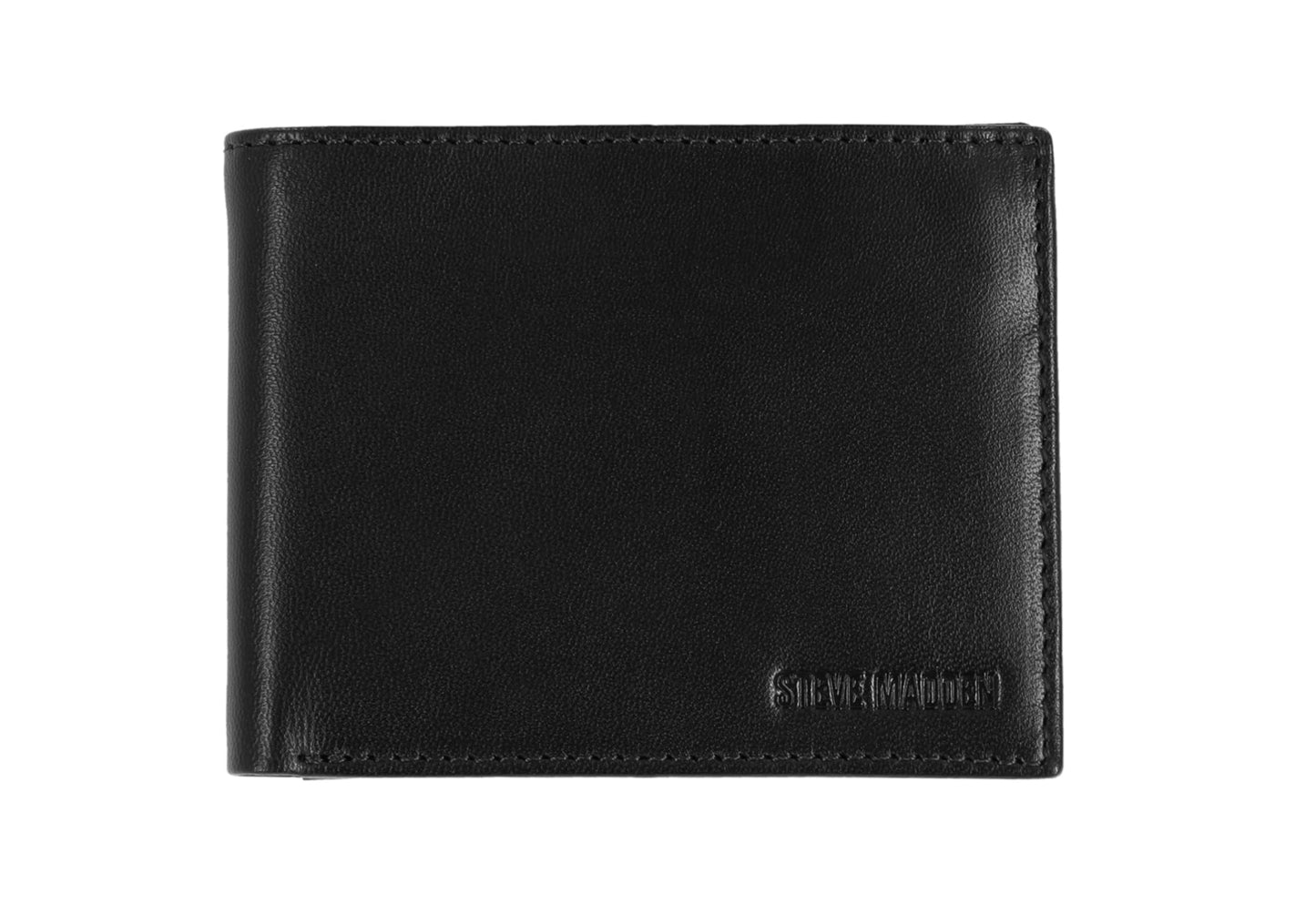 Steve Madden All Black (G) Bifold Wallet