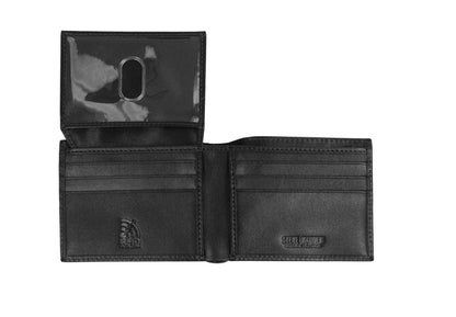 Steve Madden All Black (G) Bifold Wallet