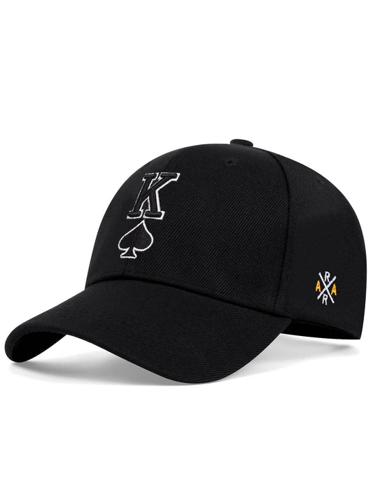 Embroidered Spades Cap