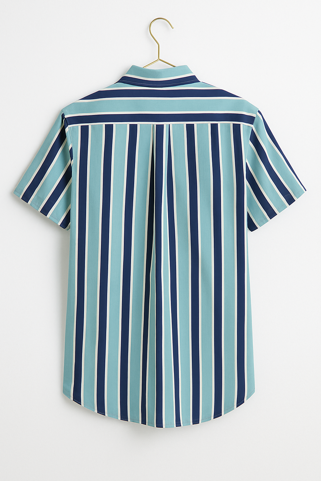 Blue Stripe Slim Shirt
