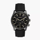 Fossil Black Silicone Band Watch