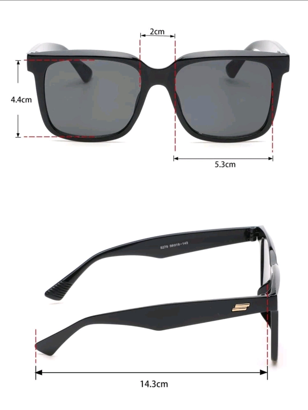 Black Minimalist Sunglasses