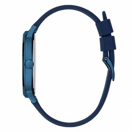 Guess Imprint Quartz Blue Dial Watch