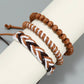 3pc Brown and White Band Set